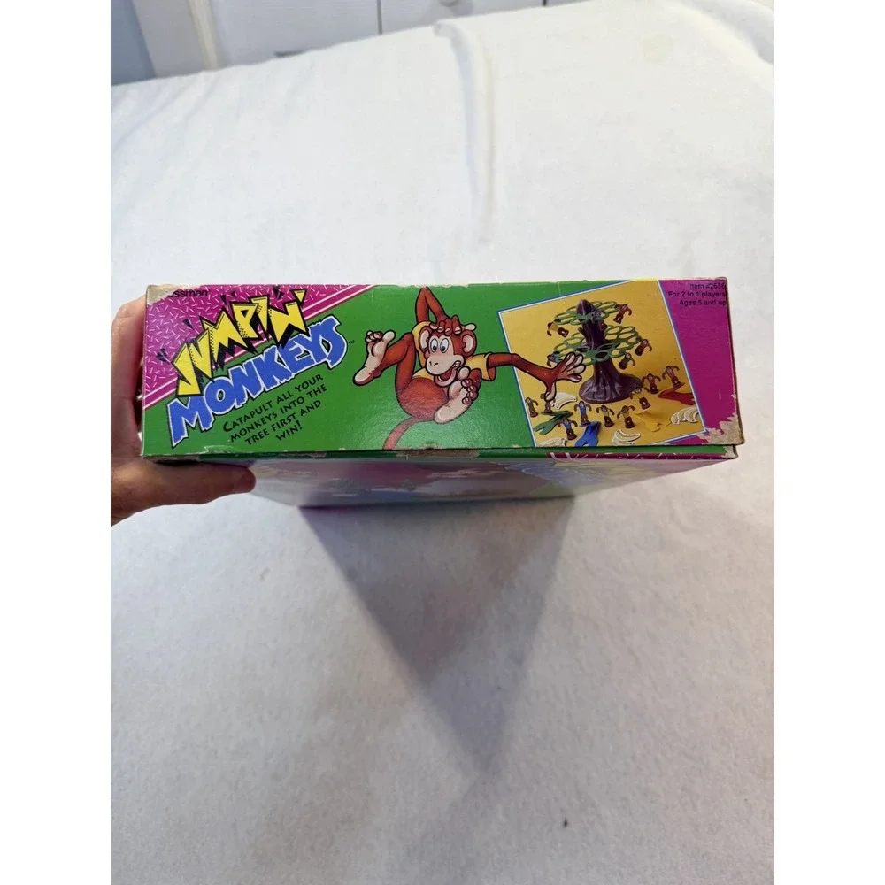 Vintage Pressman Jumpin' Monkeys Skill Action Game Kids Toy Retro 90's READ